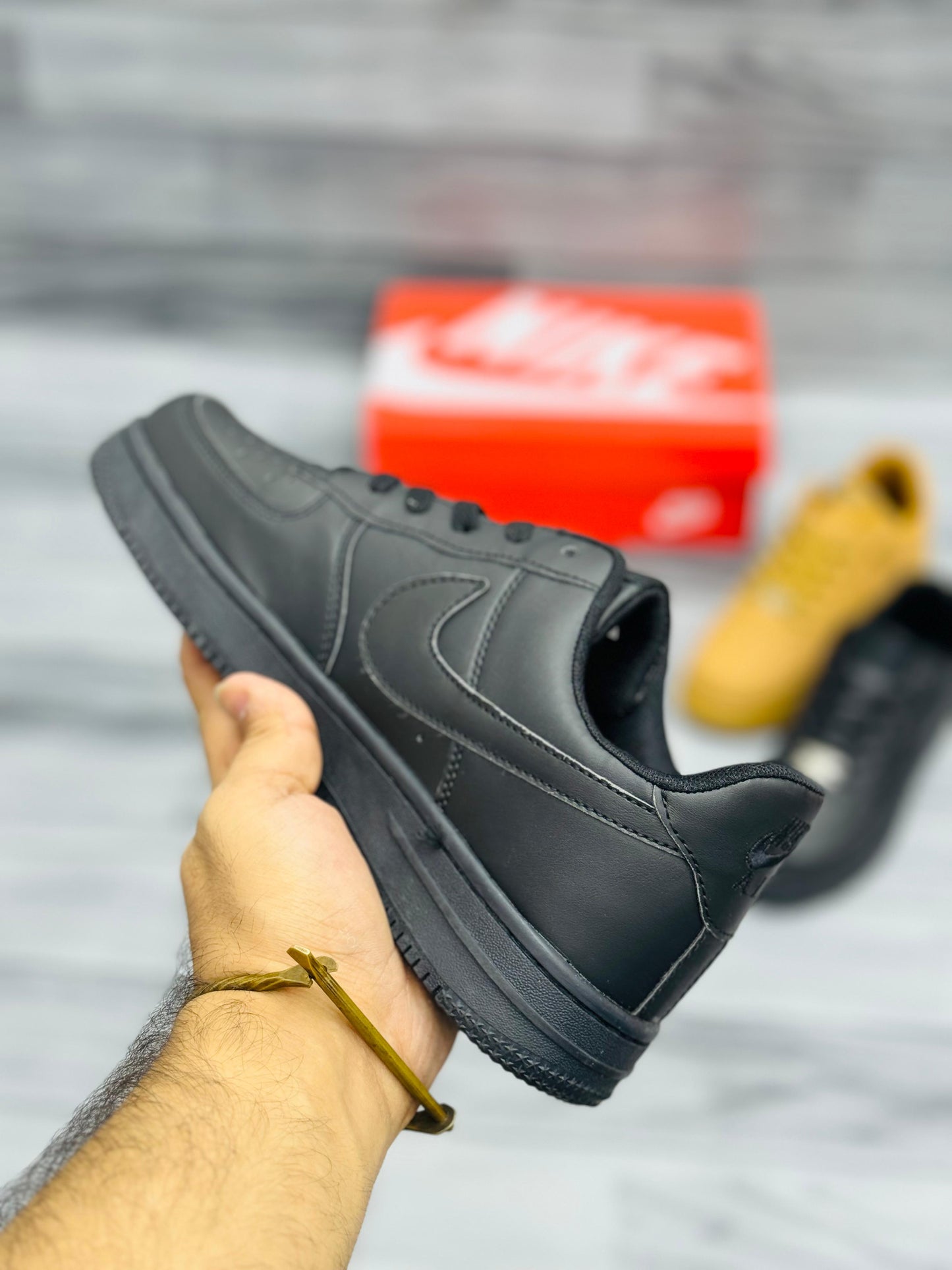 Nike Air Force 1 'Triple Black' – Men’s Classic Sneakers