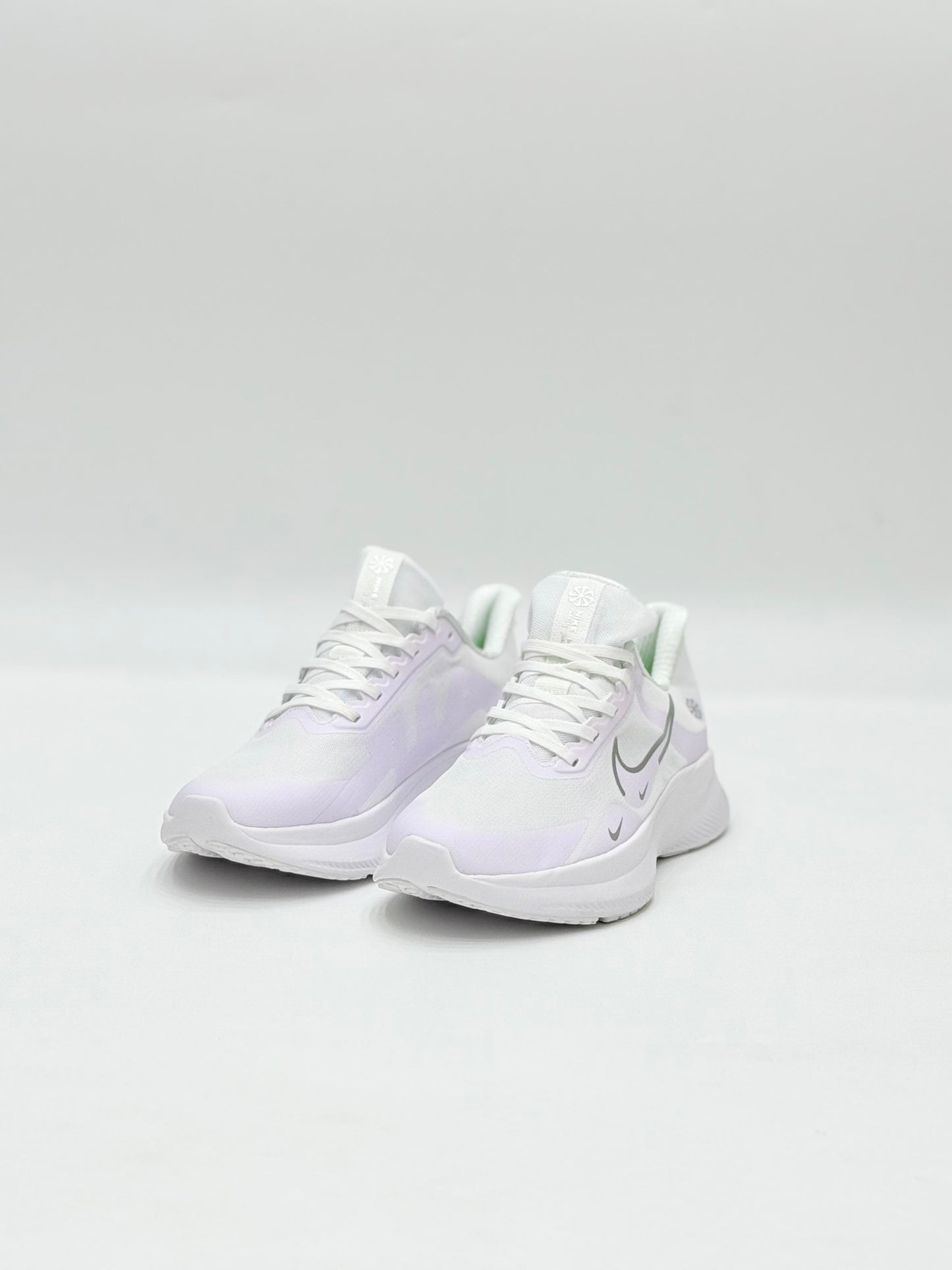 Ultra-Light All-White and Black Performance Sneakers
