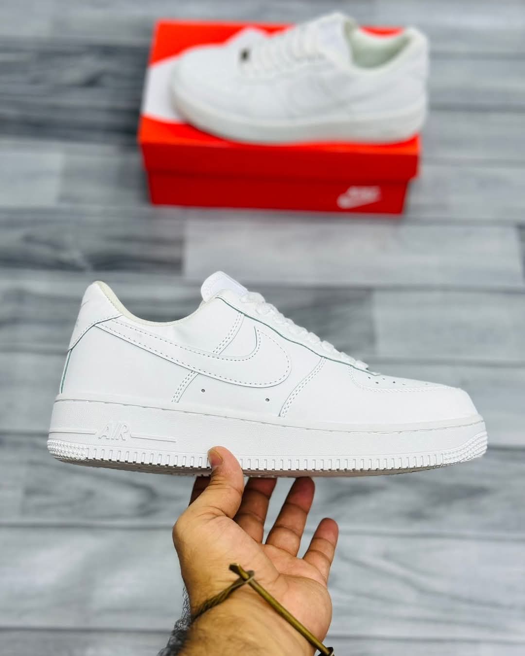 Nike Air Force 1 '07 – Triple White Classic Sneakers