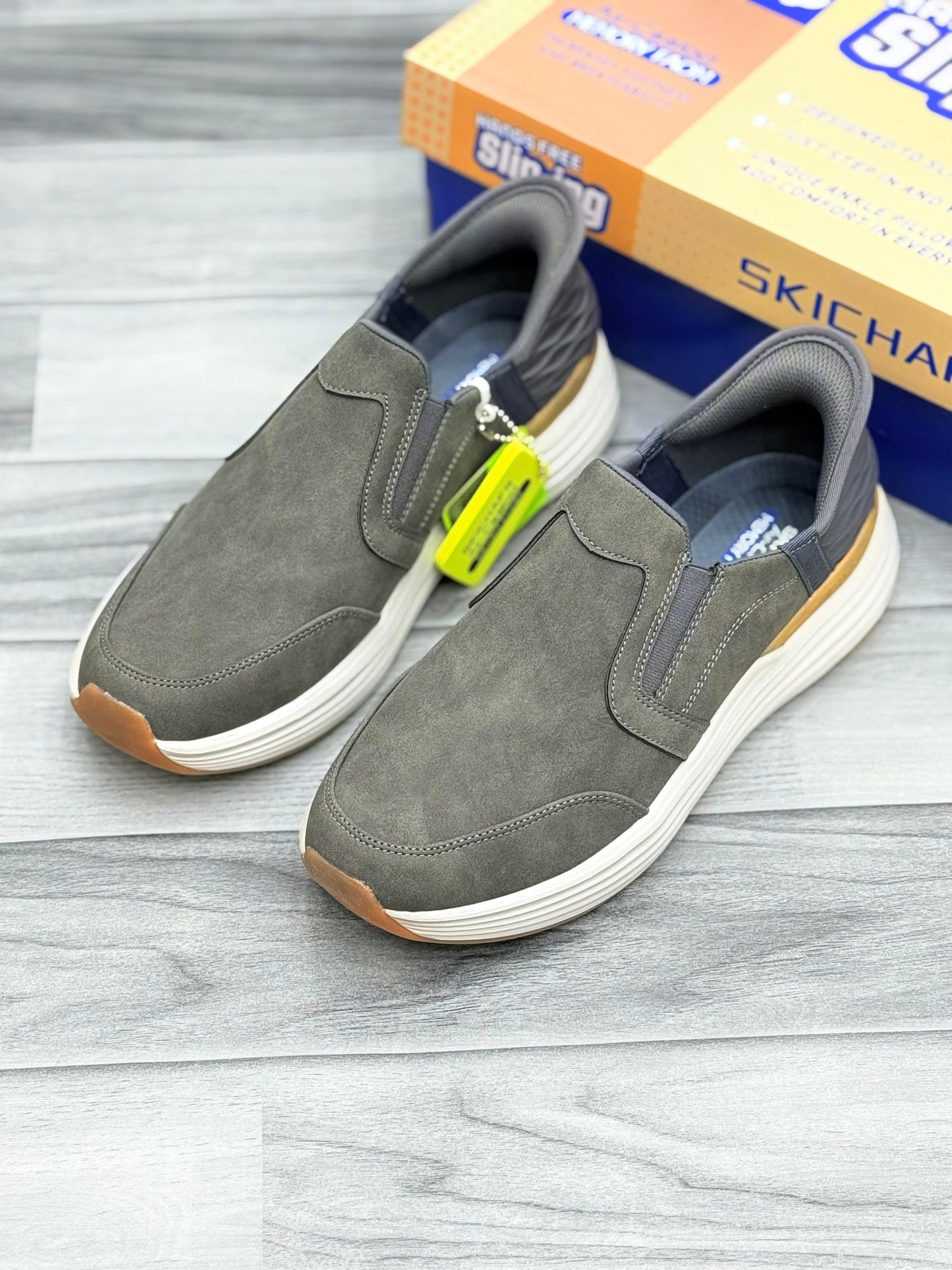 Skechers Slip-On Casual Shoes - Tan Brown