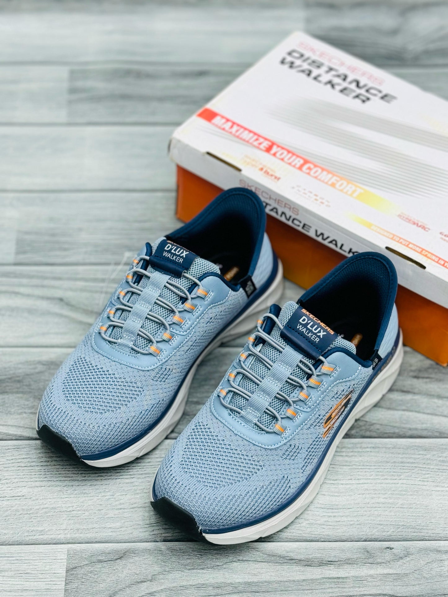Skechers D’Lux Walker – Ultra Comfortable Walking Shoes
