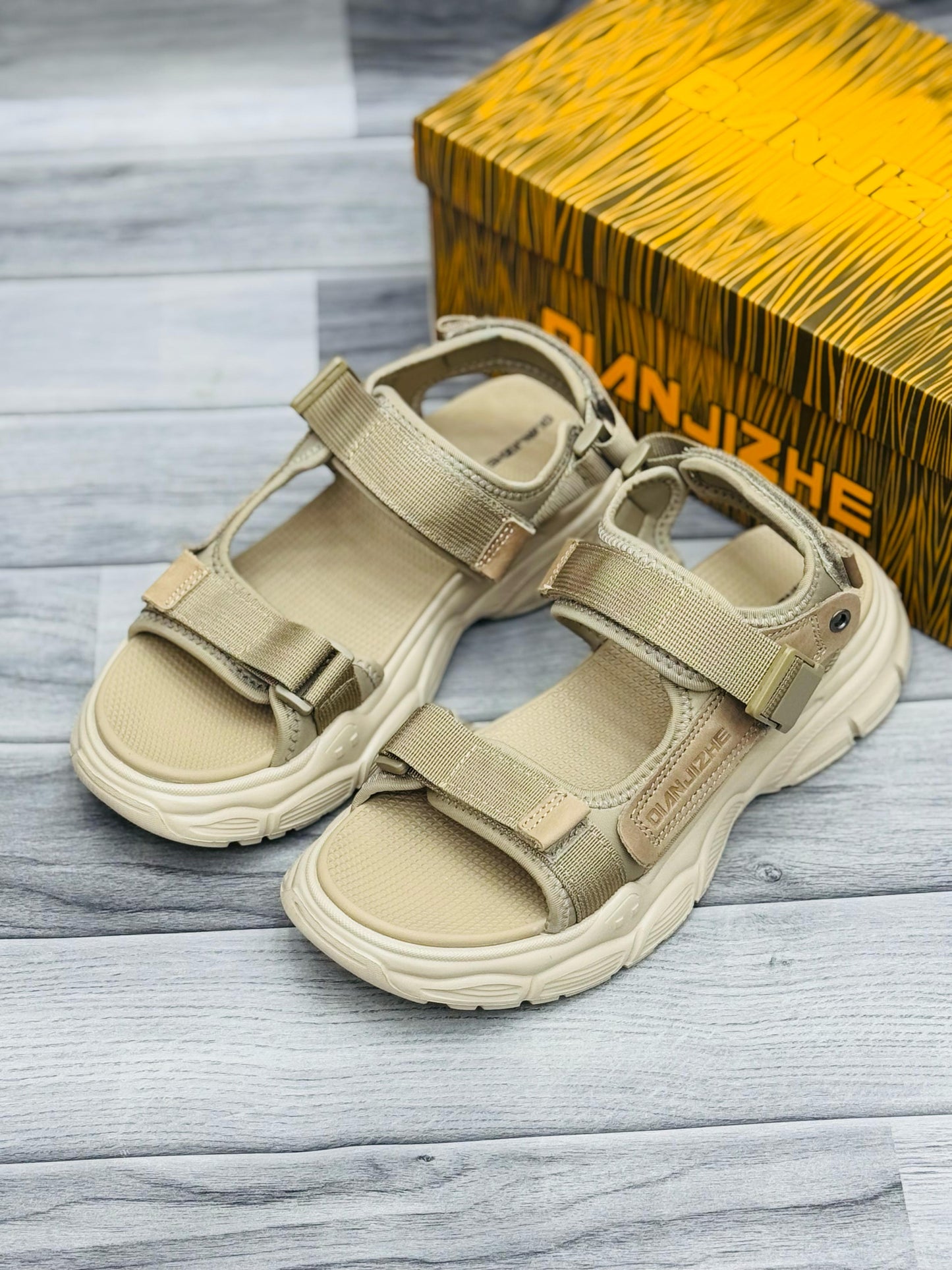 Dianzhe Chunky Sole Sandals – Ultimate Comfort & Street Style