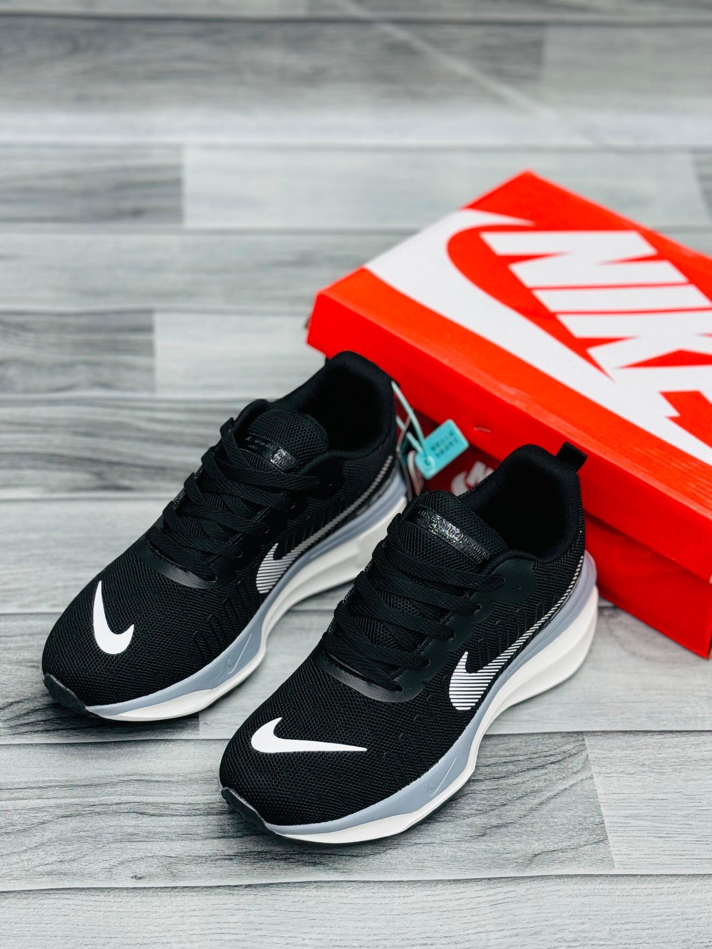 Nike Downshifter 12 – Black & White Men's Running Shoes
