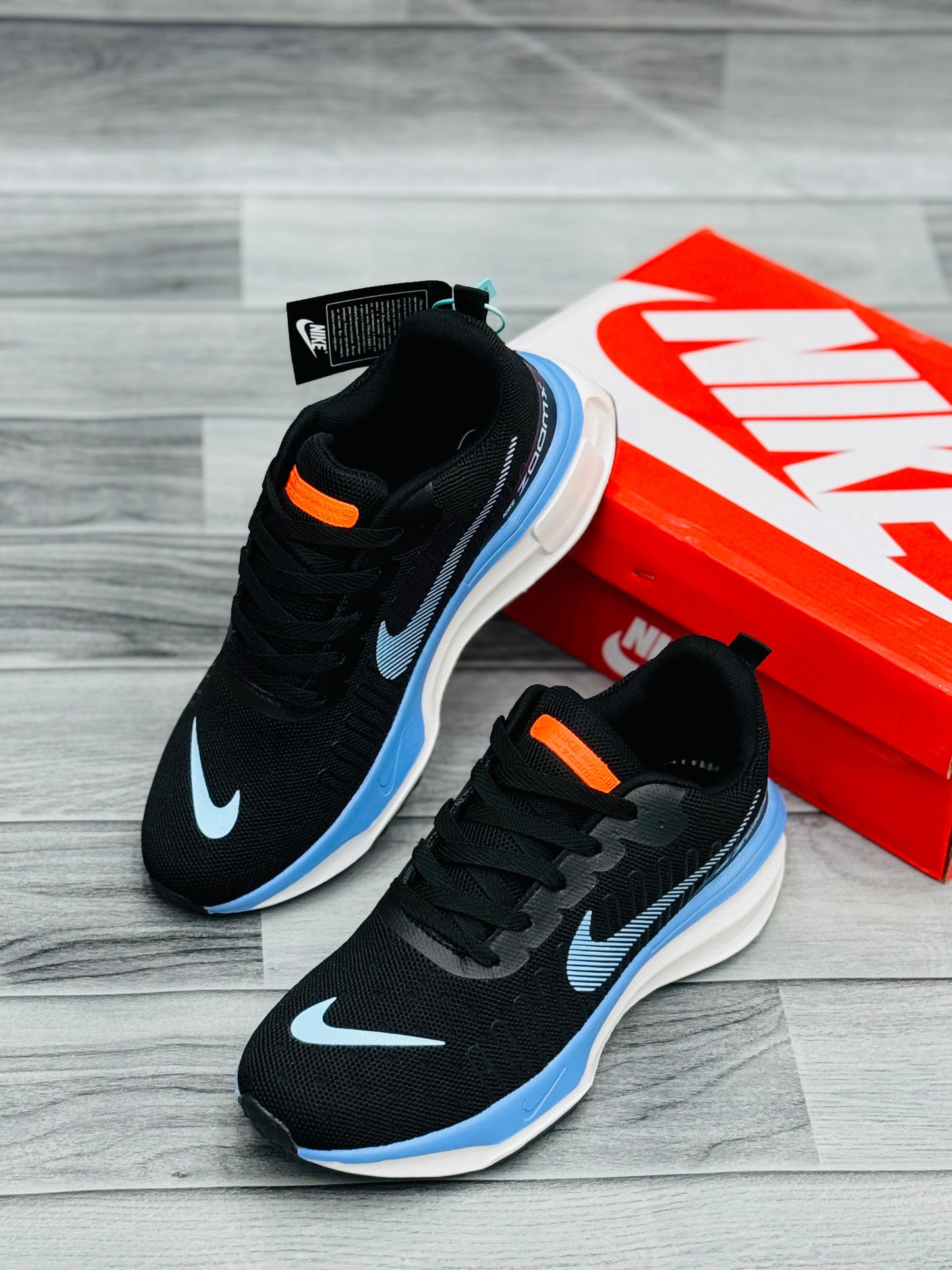 Nike Downshifter 12 – Black Neon  Men's Running Shoes