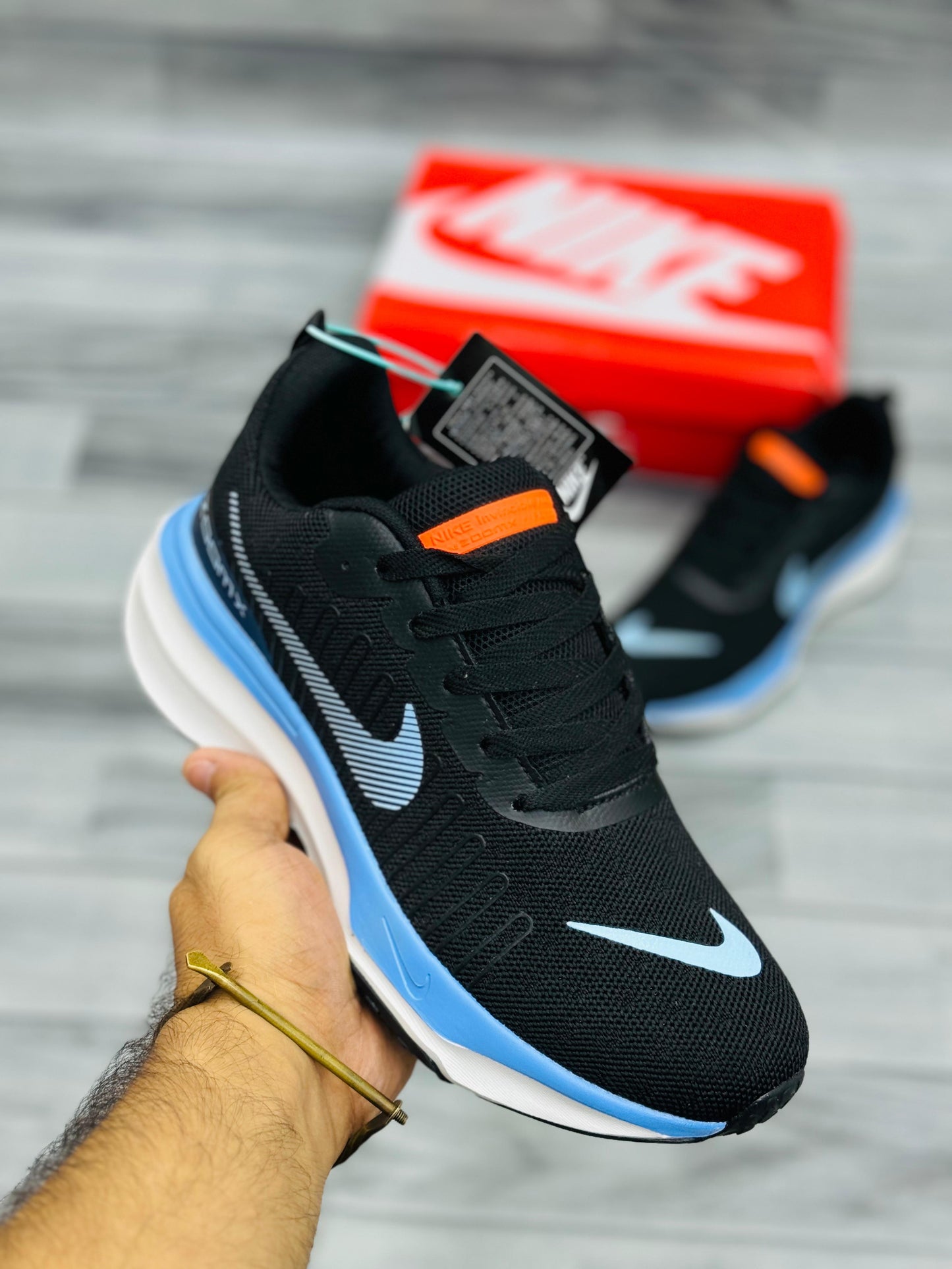 Nike Downshifter 12 – Black Neon  Men's Running Shoes
