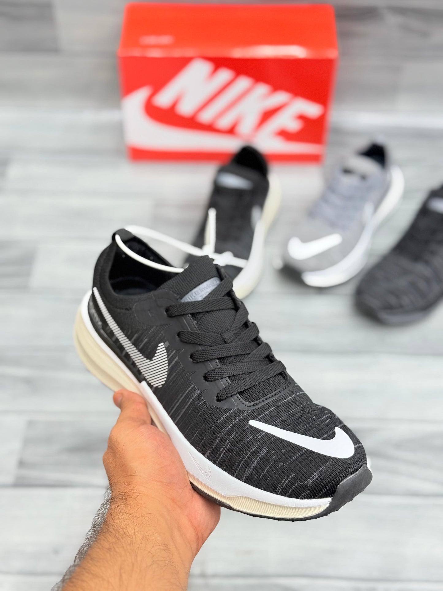 Nike Downshifter 12 – White & Black Running Shoes
