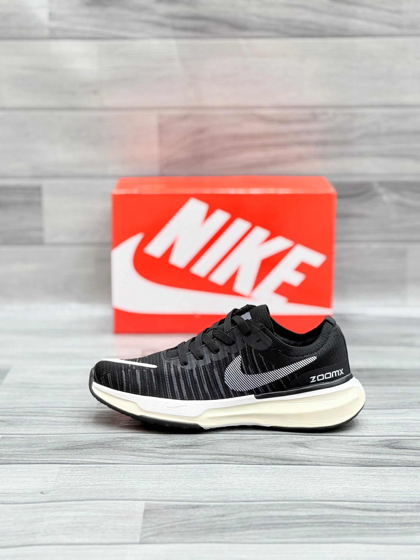 Nike Downshifter 12 – White & Black Running Shoes