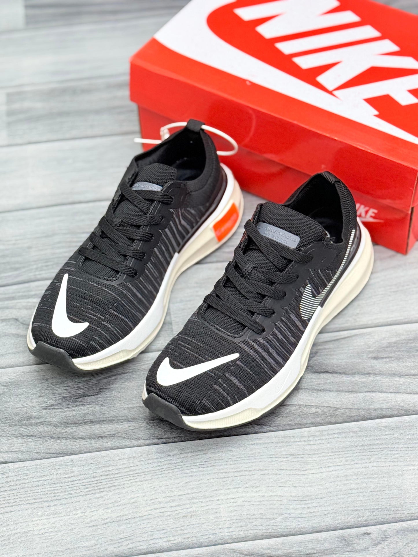 Nike Downshifter 12 – White & Black Running Shoes