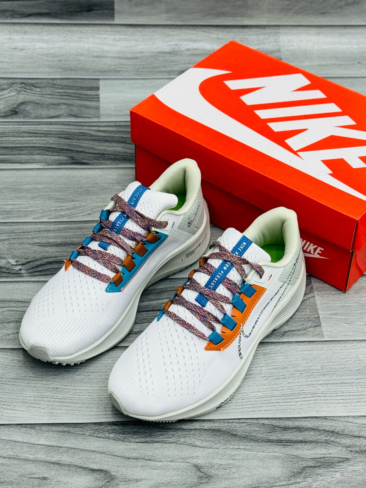 Nike Pegasus Trail Running Shoes – White Multicolor