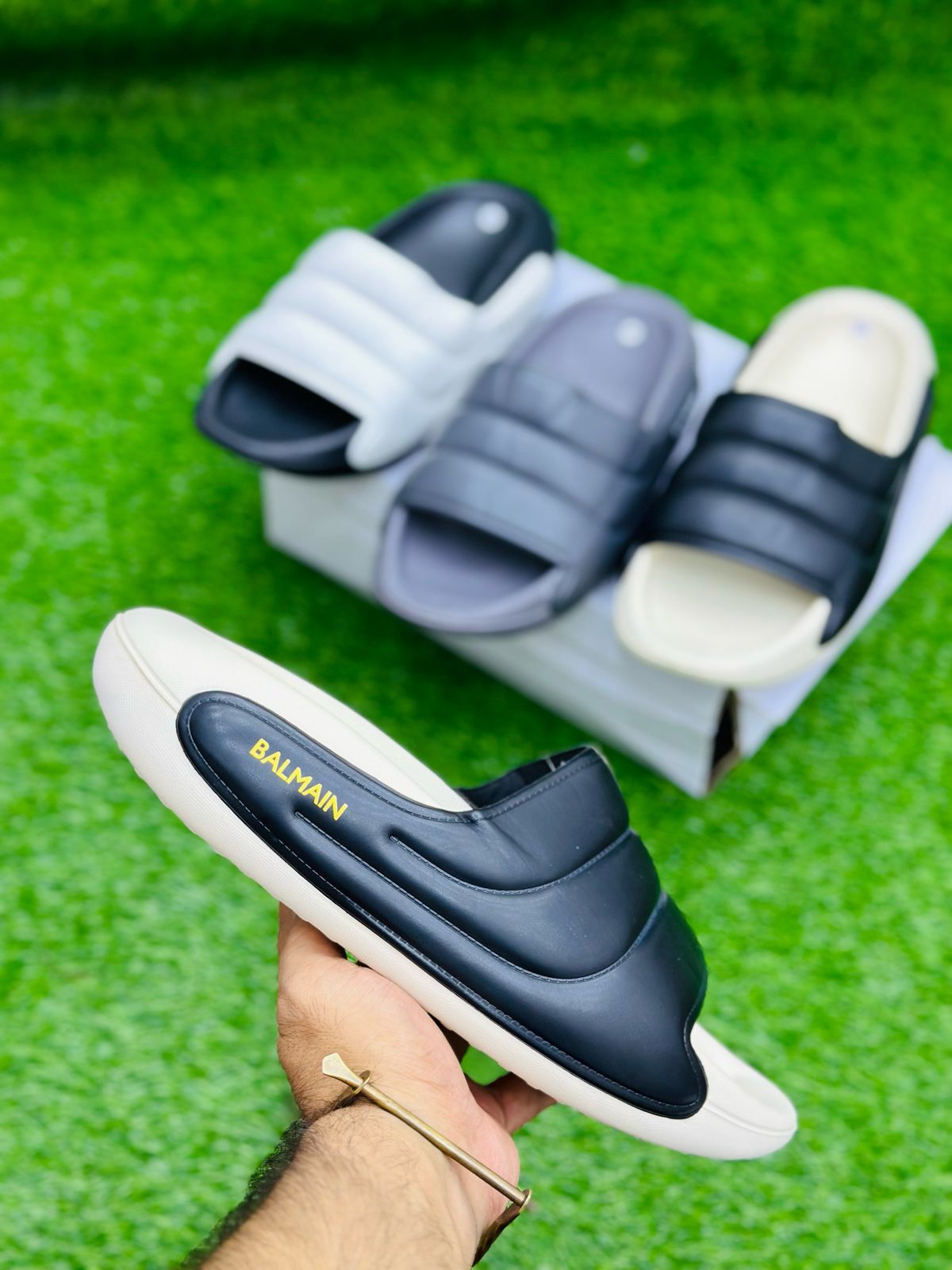 BLM Premium Padded Slides – Ultimate Comfort & Style