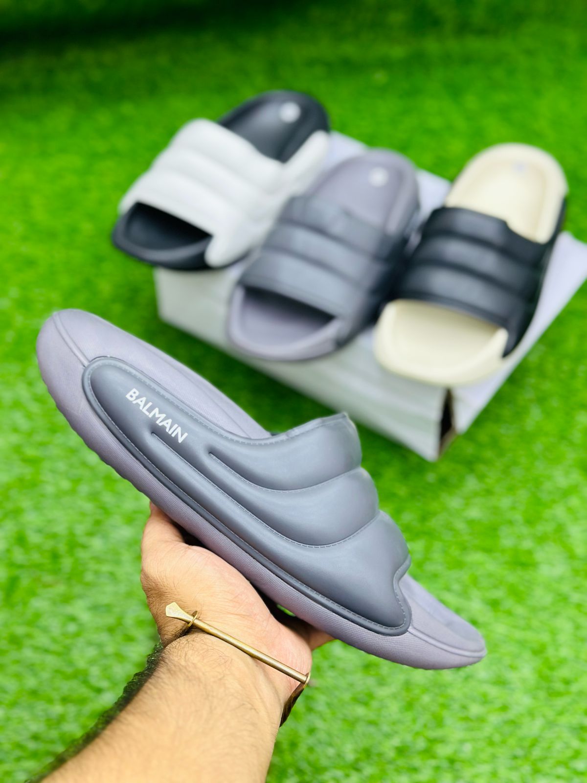 BLM Premium Padded Slides – Ultimate Comfort & Style