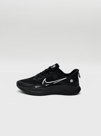 Ultra-Light All-White and Black Performance Sneakers