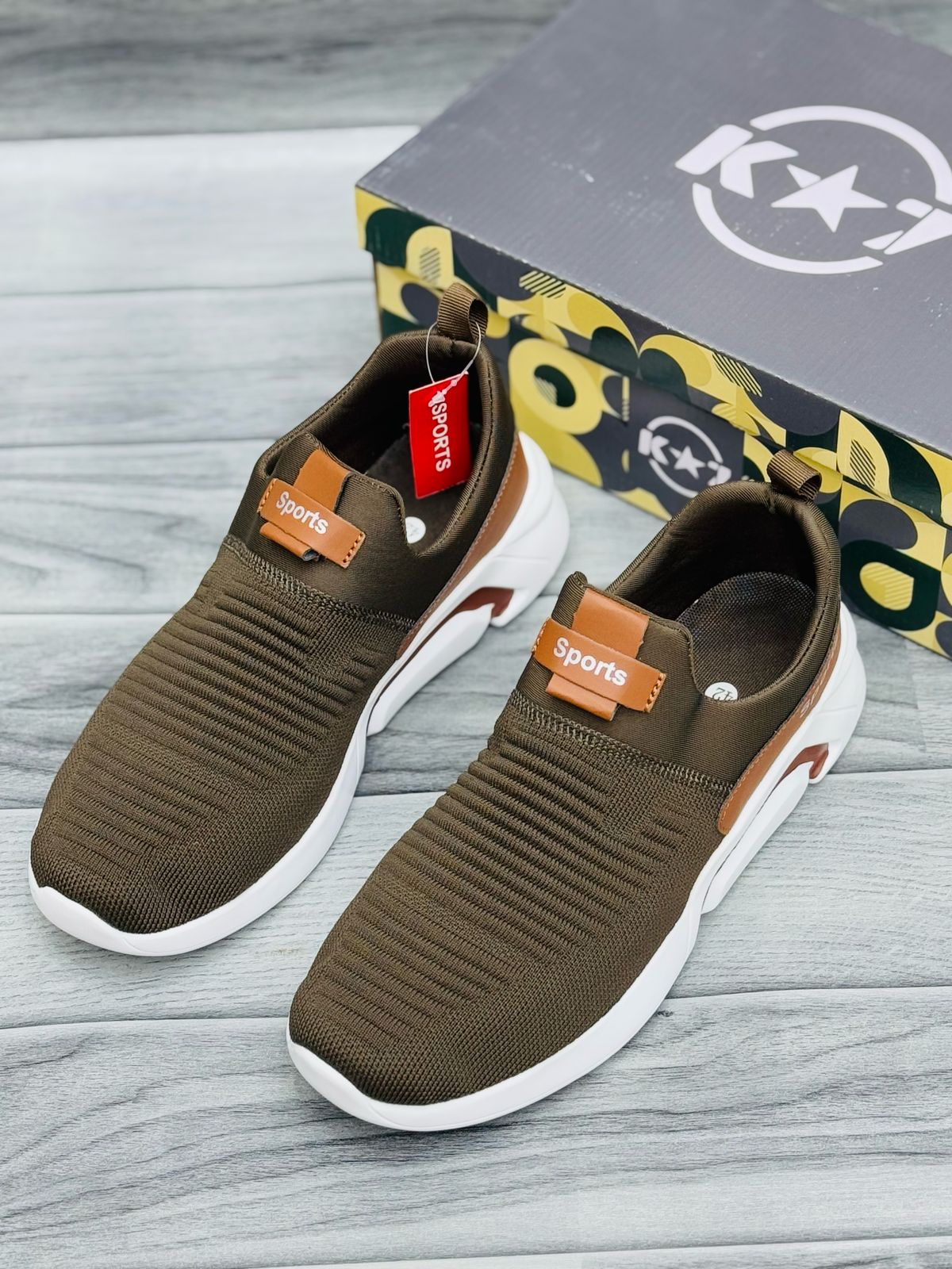 KXI Sports Slip-On Sneakers - Ultra-Lightweight & Breathable